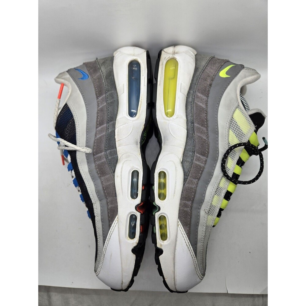 Nike Air Max 95 QS Greedy 2.0 Shoes Mens 11 Multicolor Athletic Running Sneakers - Picture 6 of 8